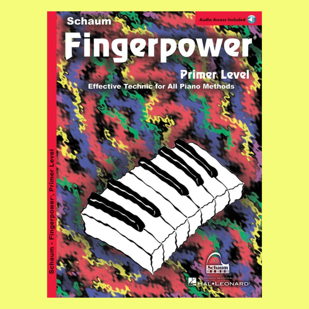 Schaum Fingerpower - Primer Level Piano Book/Online Audio – Music2u.com.au