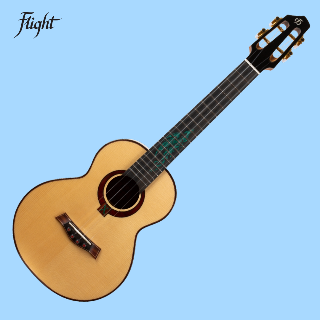 Flight A10SC Cocobolo Dragon 10th Anniversary Tenor Ukulele with Padded Gig Bag