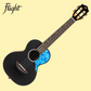Flight IRISBK Tenor Ukulele with Deluxe Padded Gig Bag