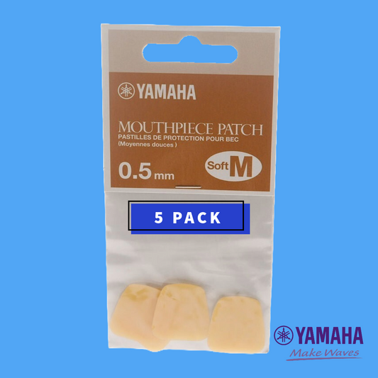 5 Pack Yamaha Mouthpieces Patch For Clarinets & Saxophones - 5mm Soft