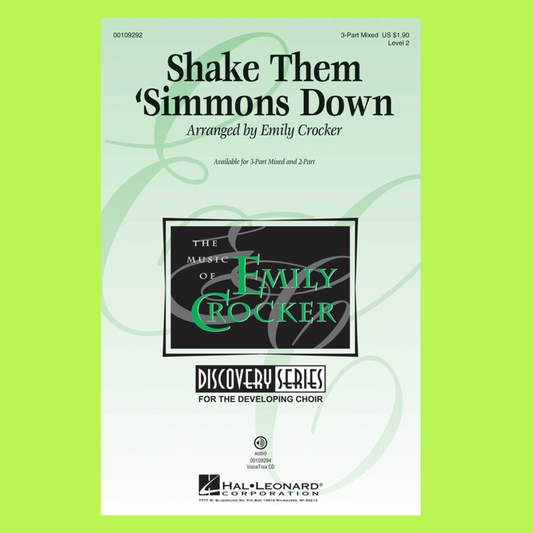 Shake Them Simmons Down - 3-Part Mixed Voicing Sheet Music