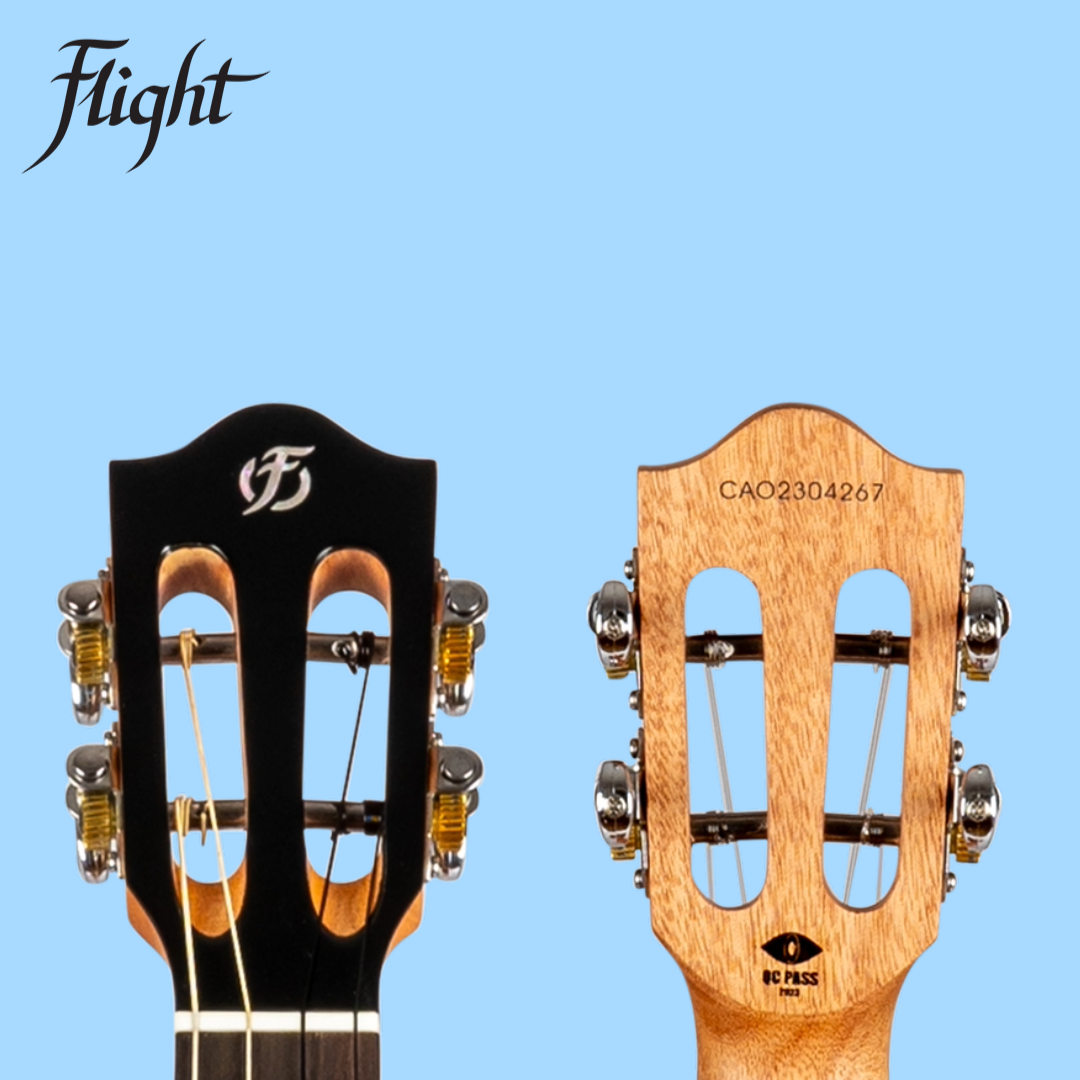 Flight IRISBK Baritone Ukulele with Deluxe Padded Gig Bag