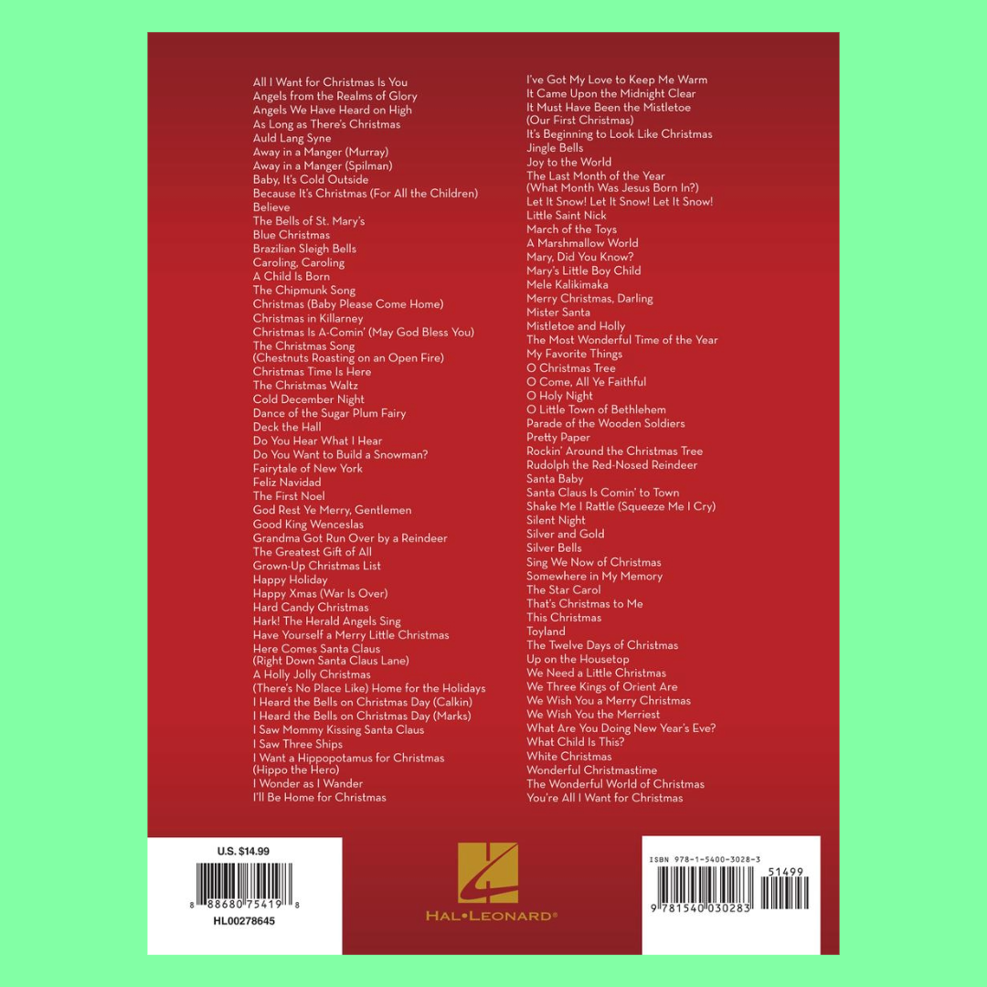 101 Christmas Songs For Viola Book