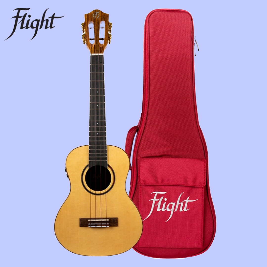 Flight Sophia Soundwave Tenor Electro Acoustic Ukulele With Deluxe Padded Gig Bag