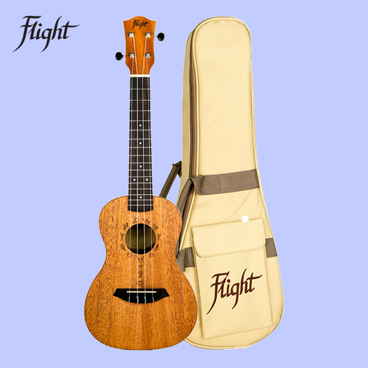 Flight DUC373 Mahogany Concert Ukulele with Gig Bag