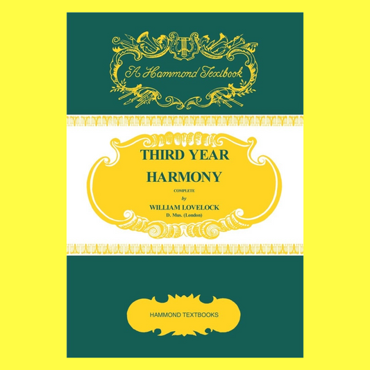 William Lovelock - Third Year Harmony Book