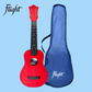 Flight TUS35 ABS Travel Soprano Red Ukulele with Gig Bag