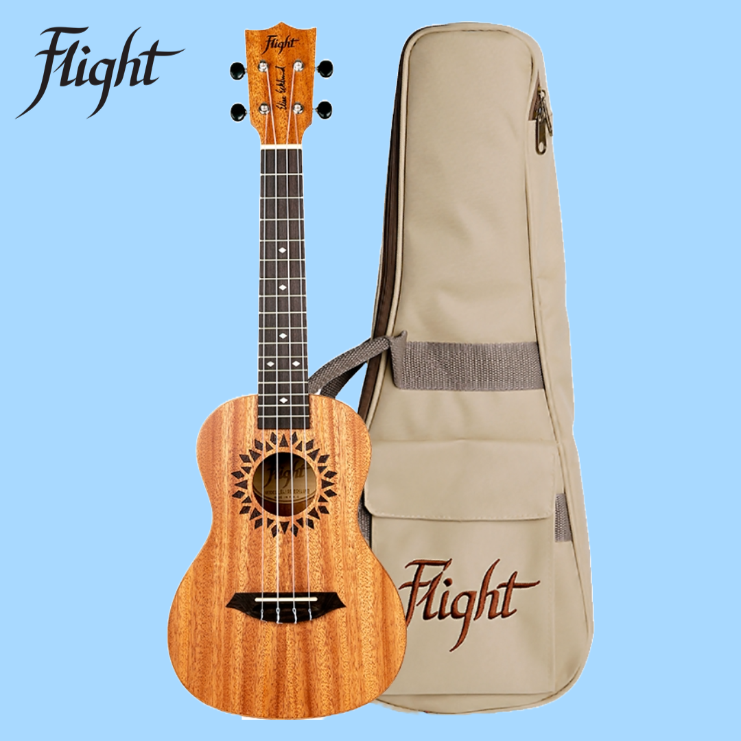 Flight Elise Ecklund Signature Concert Ukulele with Padded Gig Bag