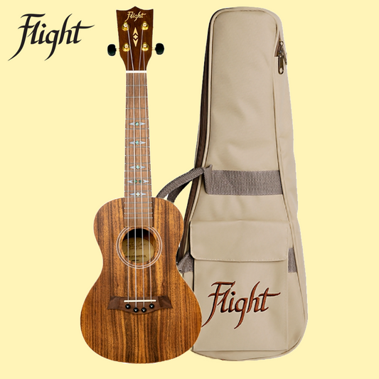 Flight DUC440 Acacia Concert Ukulele with Padded Gig Bag