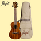 Flight DUC445 Concert Acacia Gloss Finish Ukulele with Gig Bag