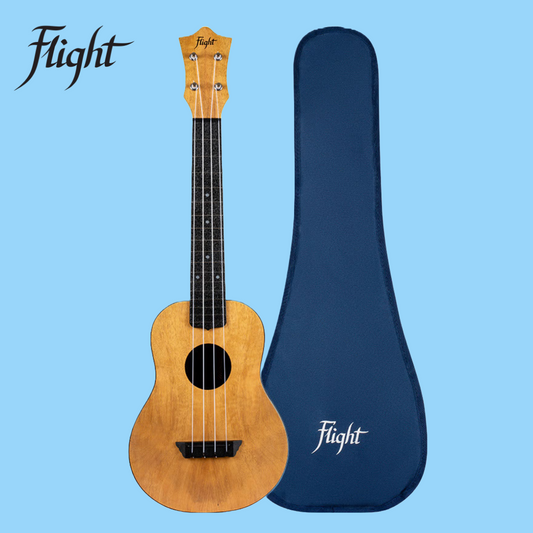 Flight - TUC-55 Mango Travel Concert Ukulele with Gig Bag