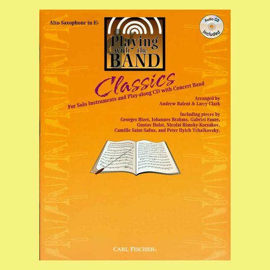 Playing With The Band Classics Alto Saxophone Book/CD