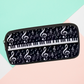 Piano Keys and Treble Clefs Music Bag/Pencil Case
