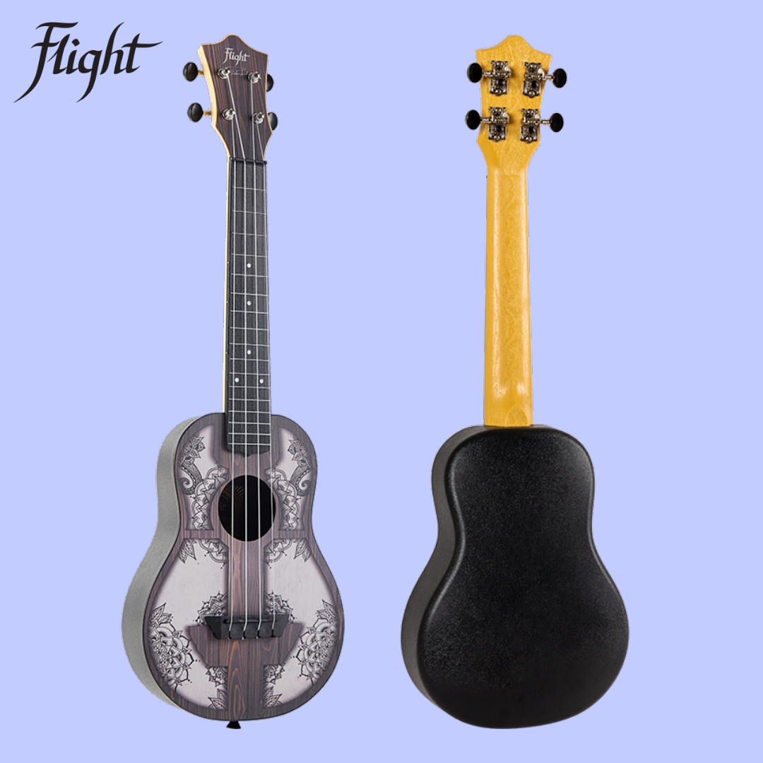 Flight TUC-40 MW Mandala Travel Concert Ukulele with Gig Bag