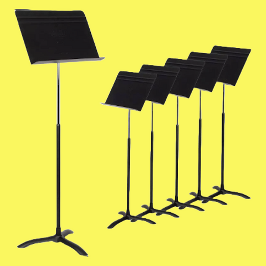 Manhasset Symphony Music Stand - Black 6 Stand Pack
