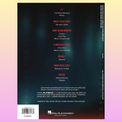 Top Movie Songs - Hit Songs from KPop Demon Hunters, Minecraft, Wicked and More - Flute Book