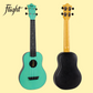 Flight TUC-35 Light Blue Travel Concert Ukulele with Gig Bag