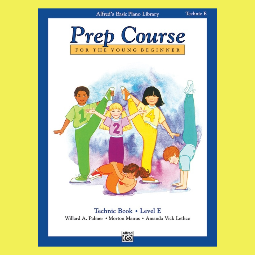 Alfred's Basic Piano Prep Course - Technic Level E Book