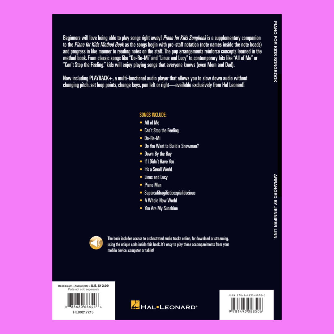 Hal Leonard - Piano For Kids Songbook (Book/Ola)