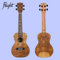 Flight DUC410 QA Quilted Ash Concert Ukulele with Padded Gig Bag
