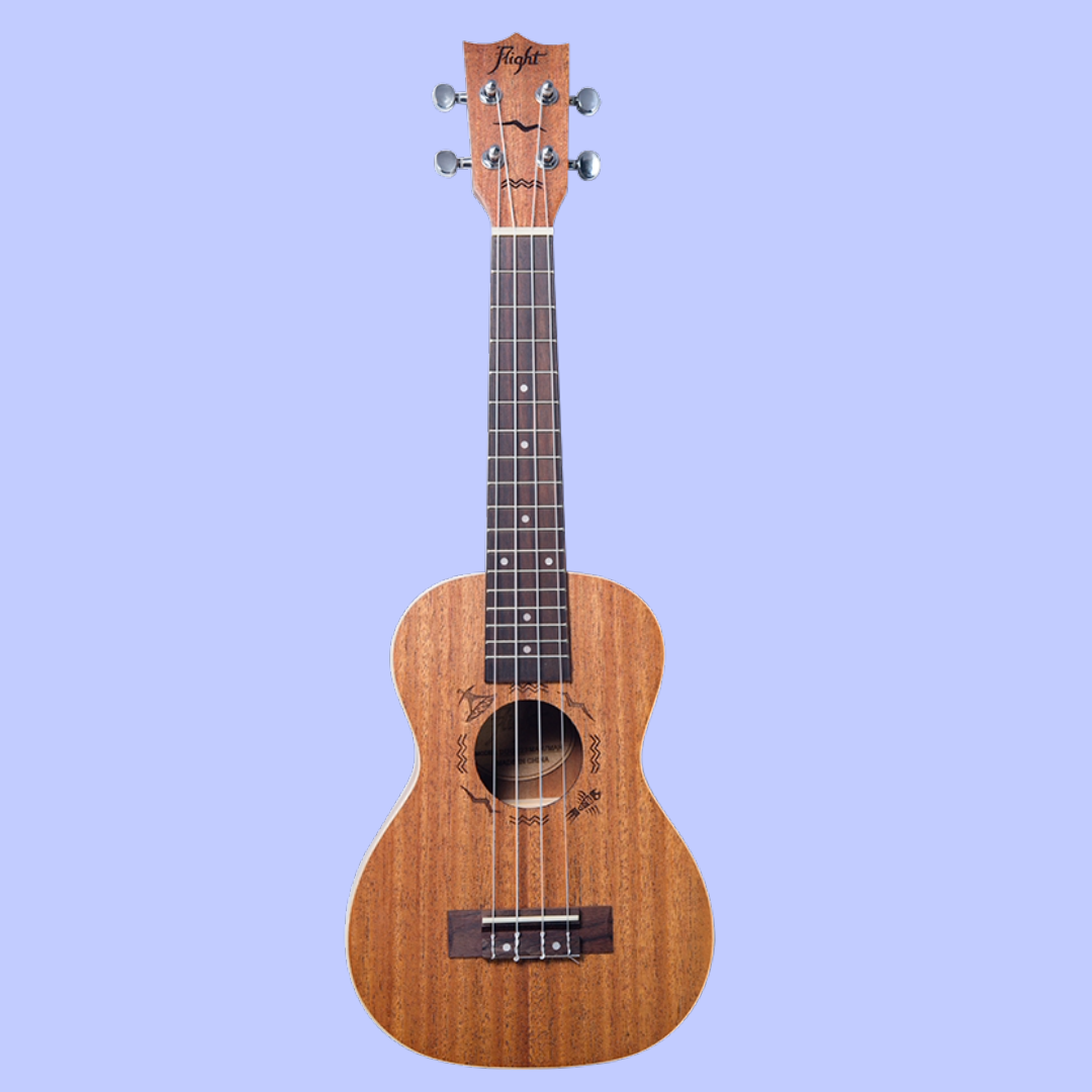 Flight DUC323 Concert Mahogany Ukulele with Padded Gig Bag