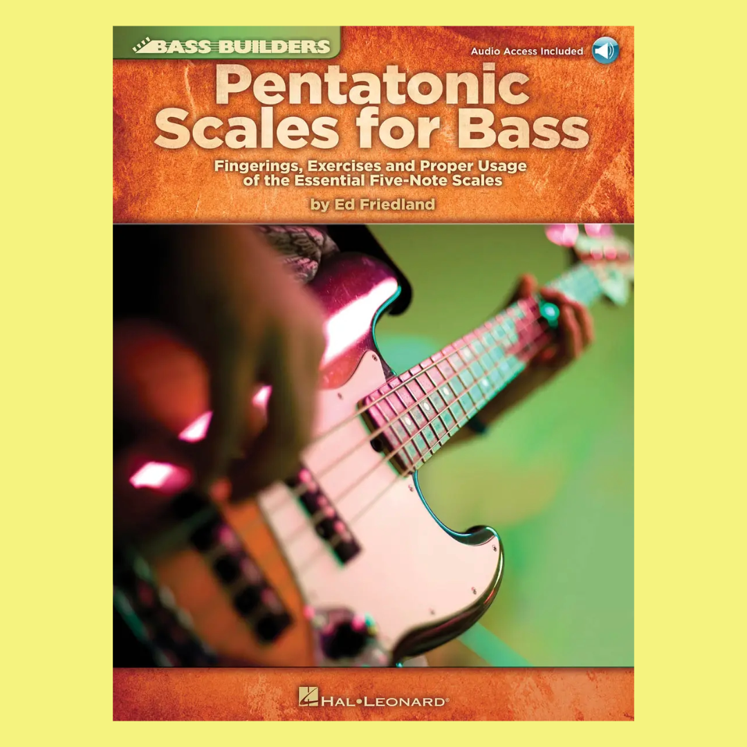 Pentatonic Scales For Bass Book/Audio