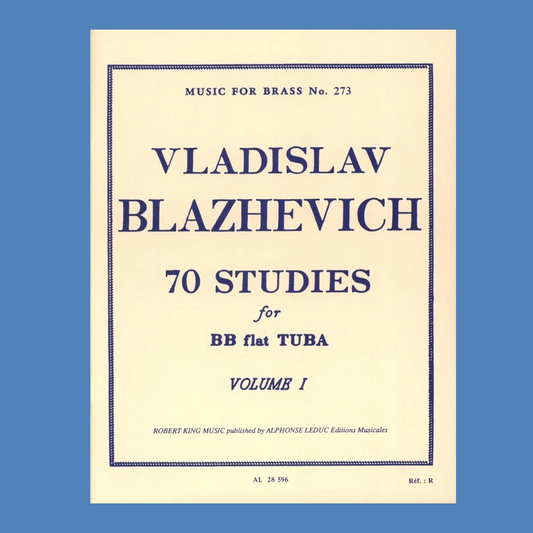 Vladislav Blazhevich - 70 Studies For Bb Tuba Volume 1 Book