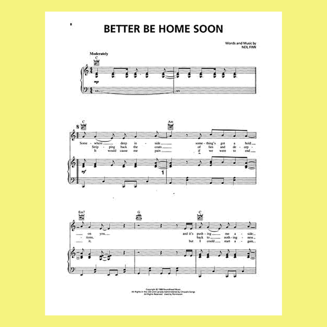 Best Of Crowded House - PVG Songbook
