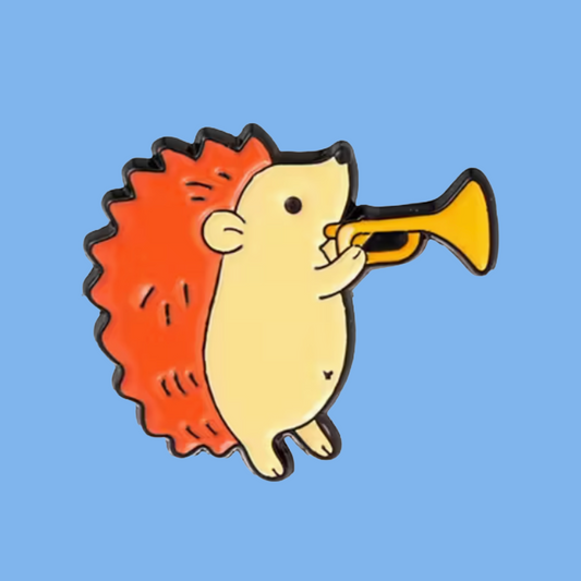 Hedgehog Trumpet - Enamel Pin