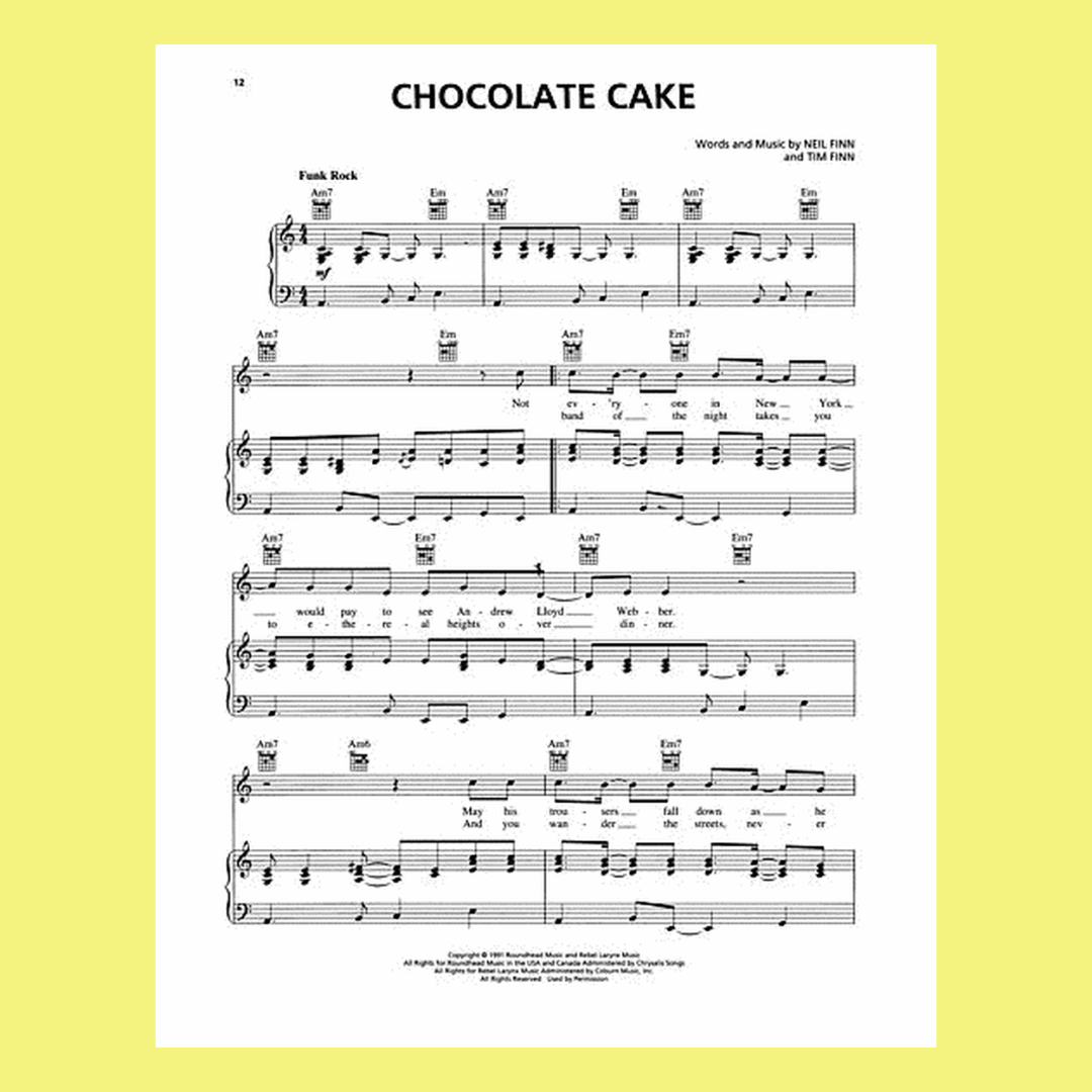 Best Of Crowded House - PVG Songbook