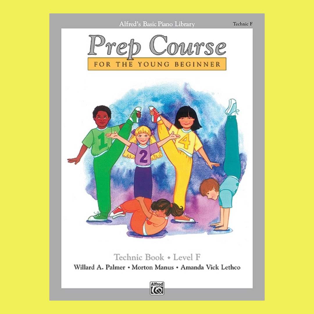 Alfred's Basic Piano Prep Course - Technic Level F Book