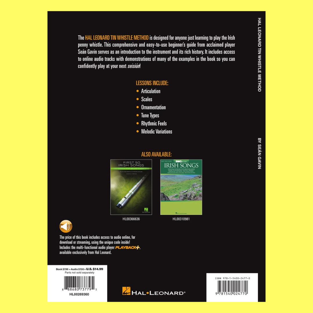 Hal Leonard Tin Whistle Method Book/Ola