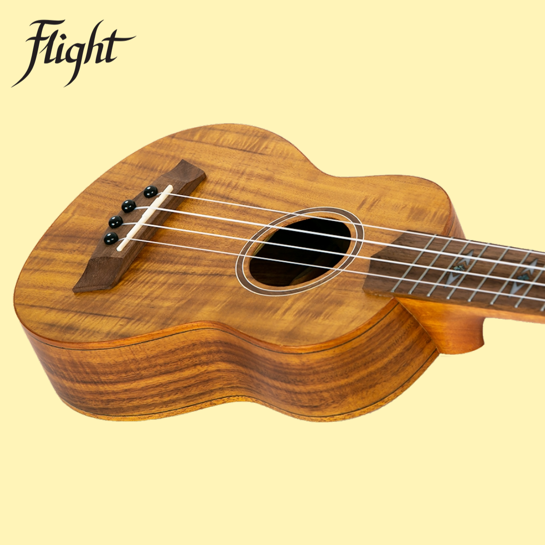 Flight DUC440 Acacia Concert Ukulele with Padded Gig Bag