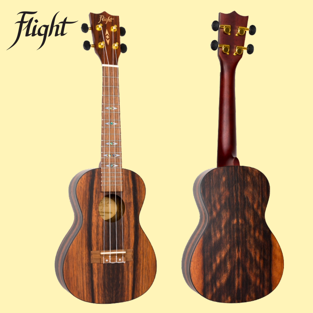 Flight DUC460 Concert Ukulele Amara with Padded Gig Bag