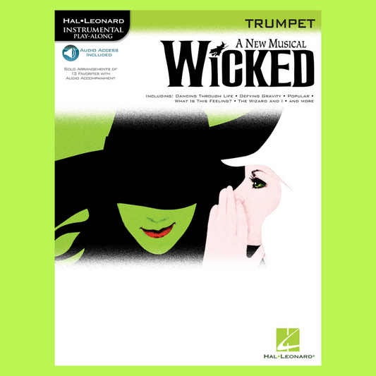 Wicked A New Musical - Trumpet Play Along Book/Ola