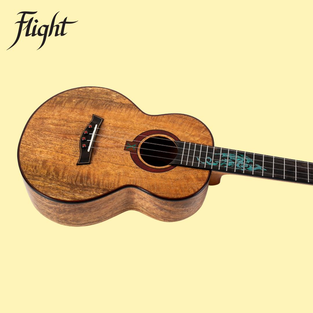 Flight A10MM Mango Dragon 10th Anniversary Tenor Ukulele with Deluxe Padded Gig Bag