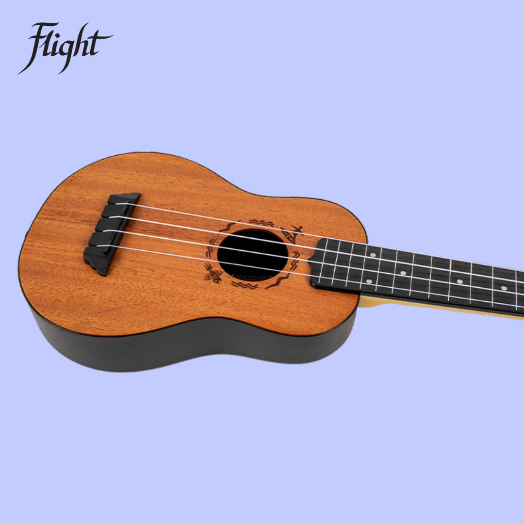 Flight TUS-53 Mahogany Travel Soprano Ukulele with Gig Bag