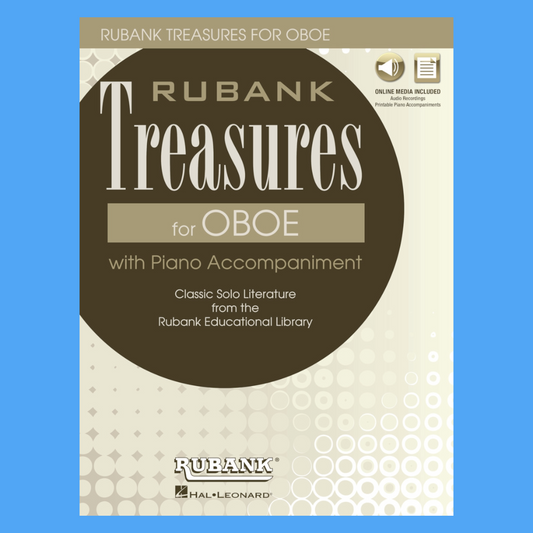 Rubank Treasures For Oboe - Book/Ola