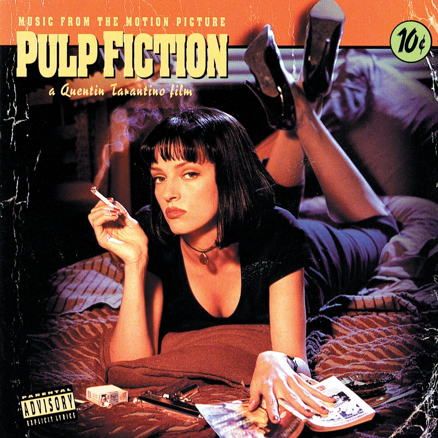 The Pulp Fiction Soundtrack Vinyl Album and Crosley Vinyl Crate Bundle
