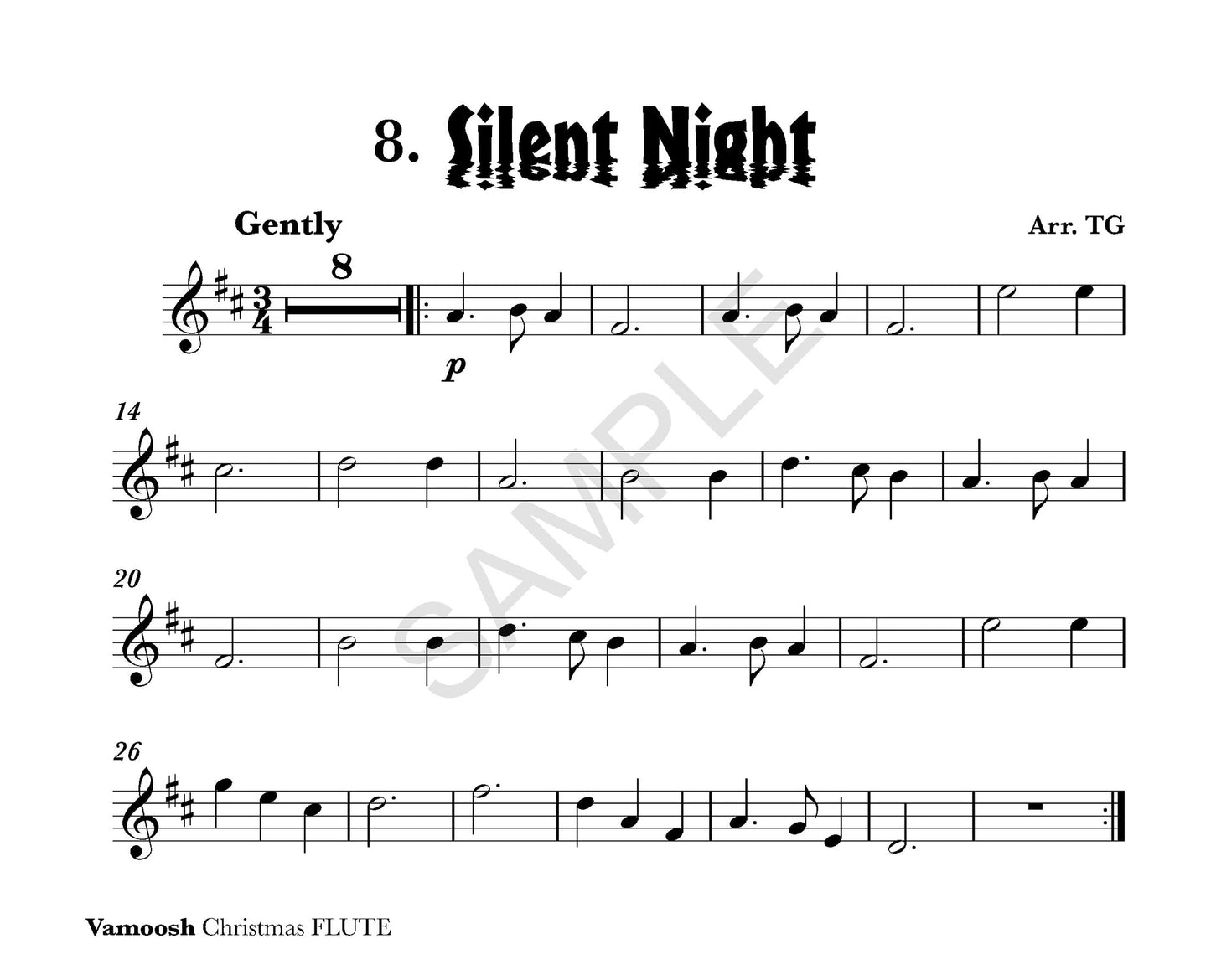 Thomas Gregory - Vamoosh Christmas Flute Book
