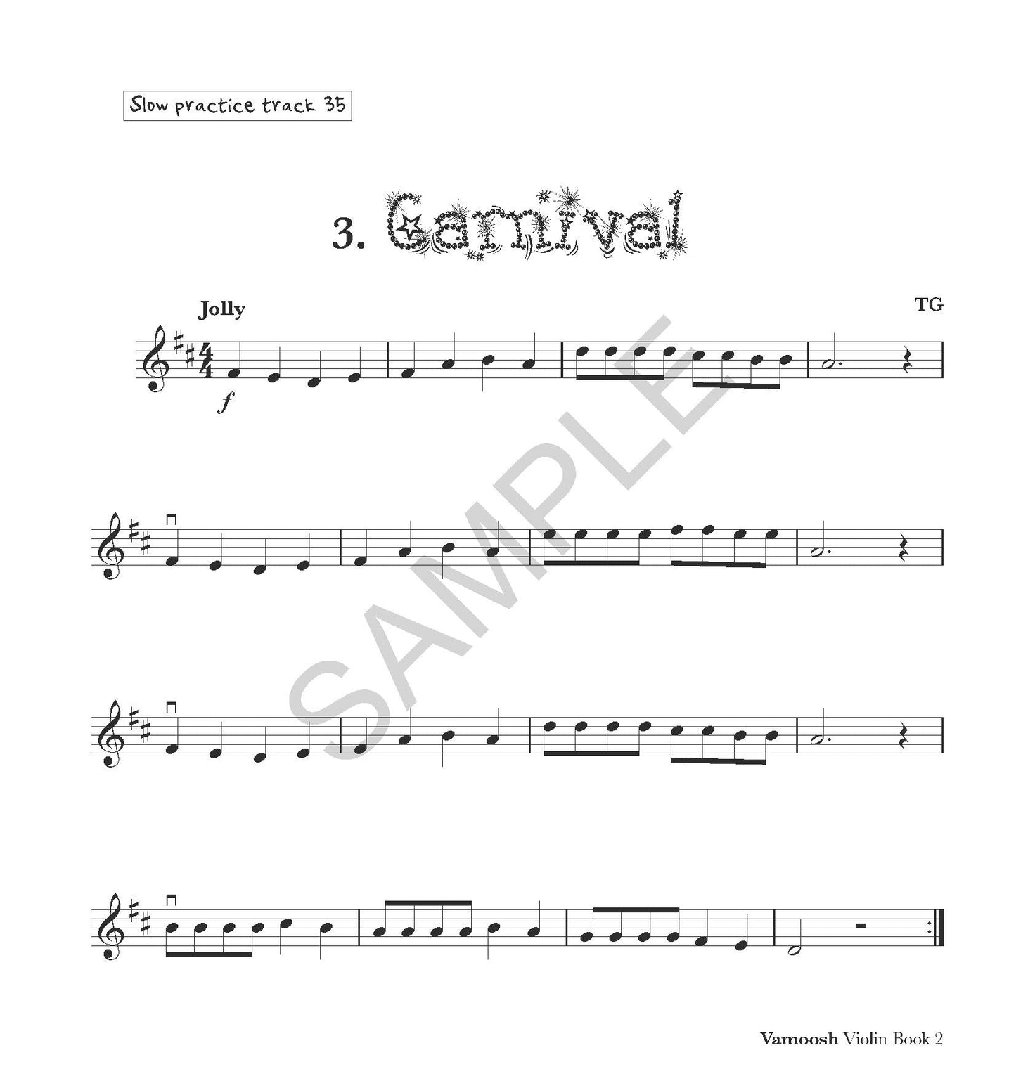 Thomas Gregory - Vamoosh Violin Book 2 (Book and Cd)