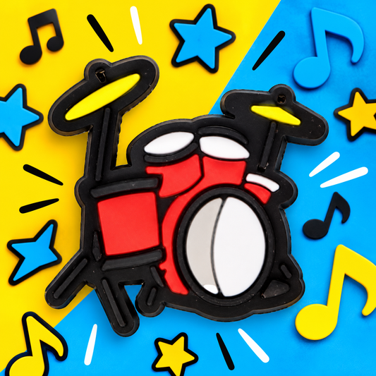 Drum Kit Croc Shoe Charm - Put Music in Every Step