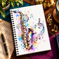 A5 Watercolour Saxophone Spiral Notebook (60 Pages)