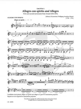 AMEB Violin Series 10 - Grade 7 Book (2023+)