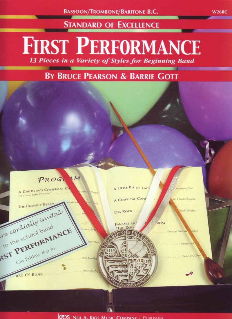 First Performance Bassoon/Trombone/Baritone Bc - Neil A. Kjos Music Company