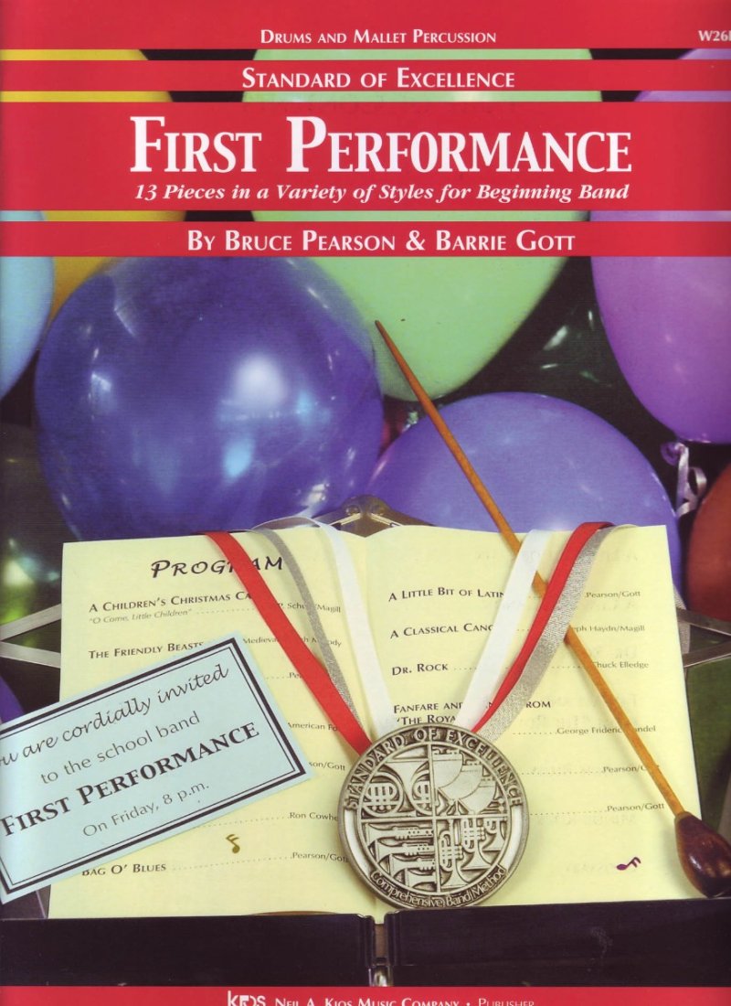 First Performance Drums/Mallet Percussion - Neil A. Kjos Music Company