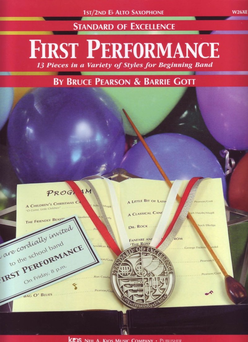 First Performance 1st/2nd Alto Saxophone - Neil A. Kjos Music Company