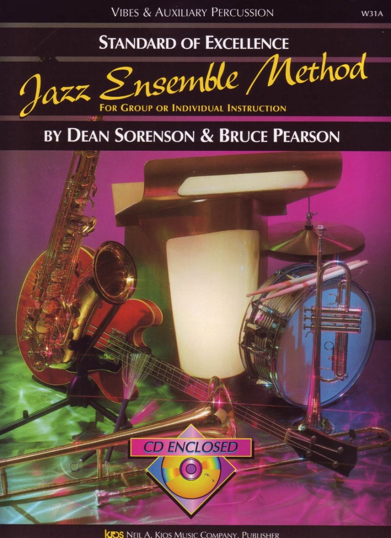 Soe Jazz Ensemble Method Vibes Aux Percussion Bk/CD - Neil A. Kjos Music Company