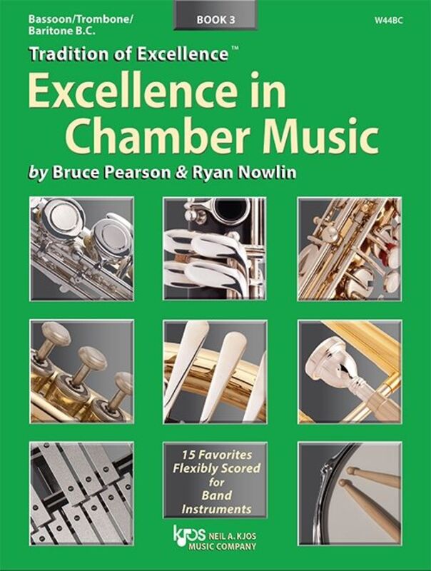 Excellence In Chamber Music Bk 3 Bassoon/Trombone/Bari Bc