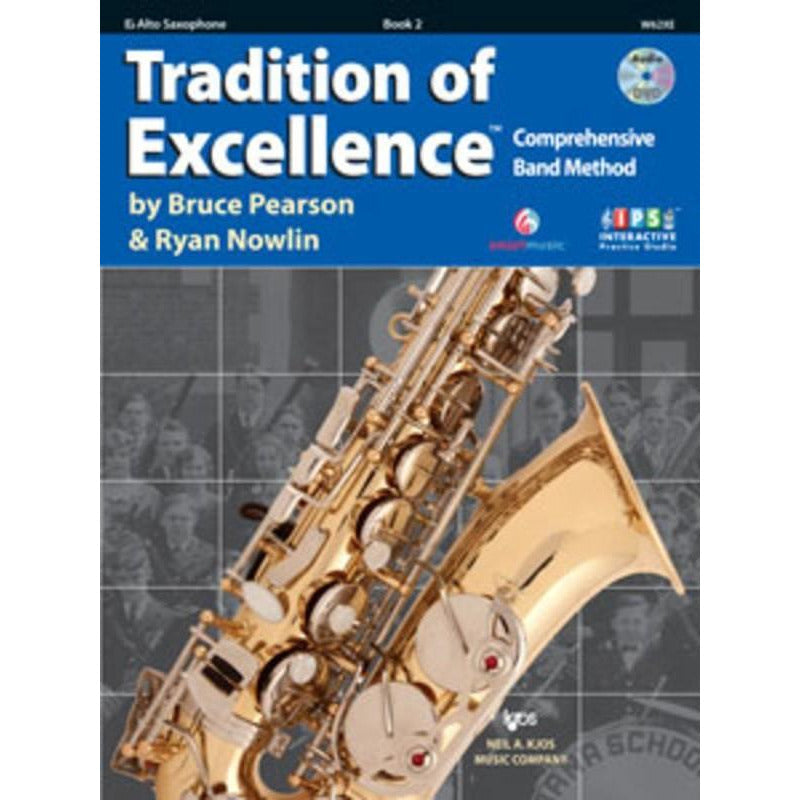 TRADITION OF EXCELLENCE BK 2 ALTO SAX BK/DVD - Music2u